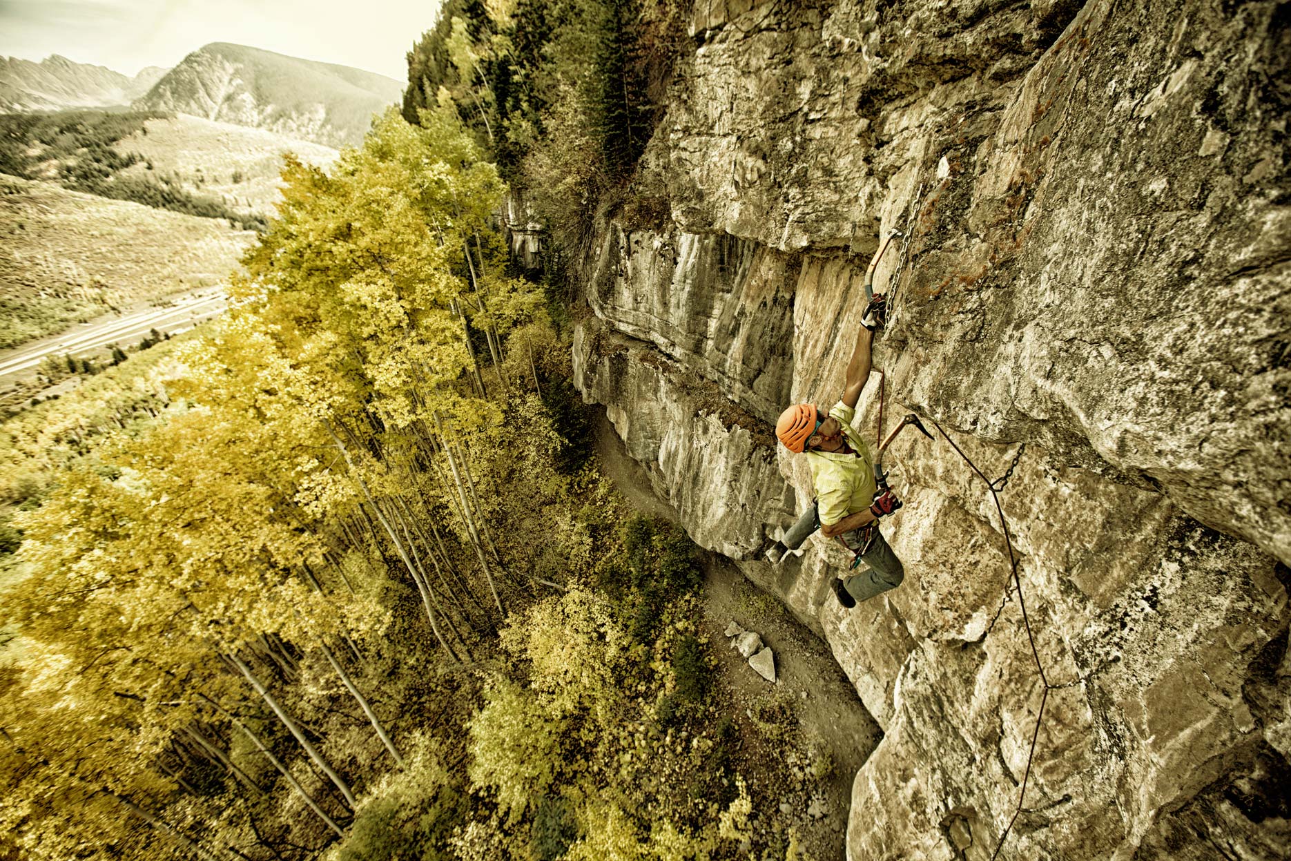 David Roetzl - Vail - Dry Tooling - Fall